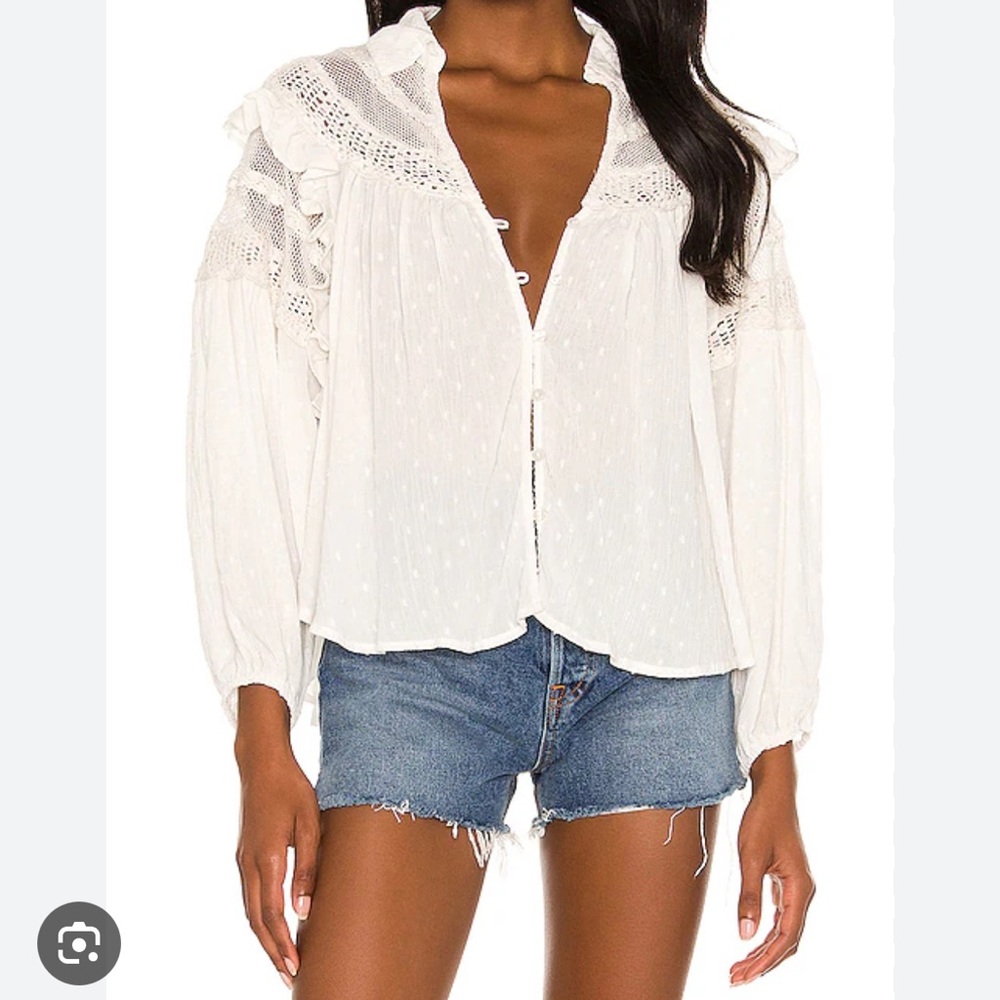 Free People x Revolve Veronica Blouse
